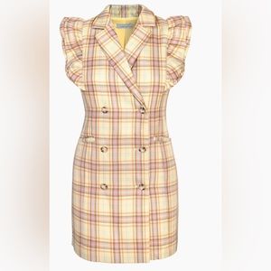 Adelyn Rae plaid blazer dress size small